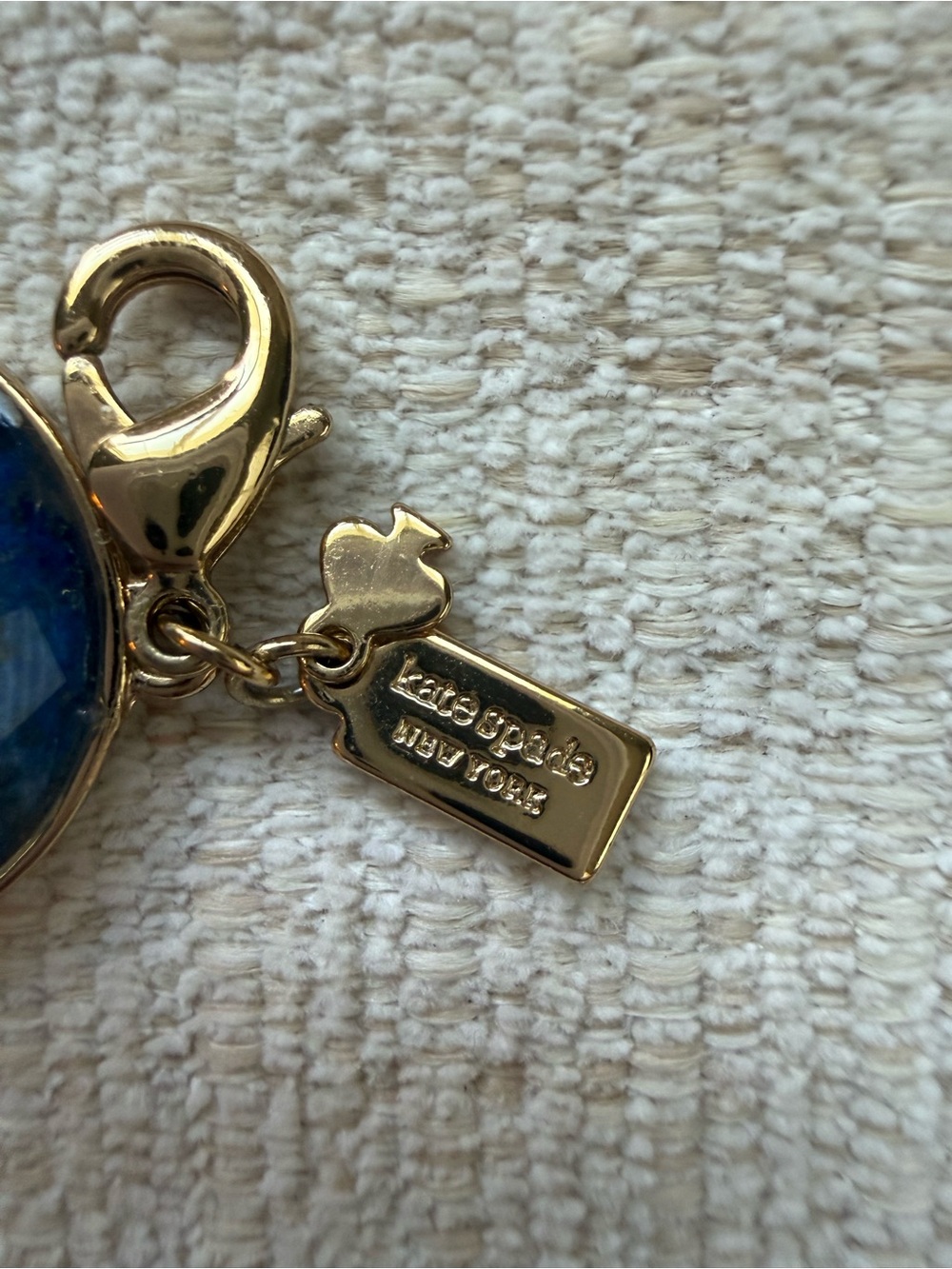 New kate spade Gold-Tone Bracelet with Blue and Aqua Round Stones. - Picture 9 of 9